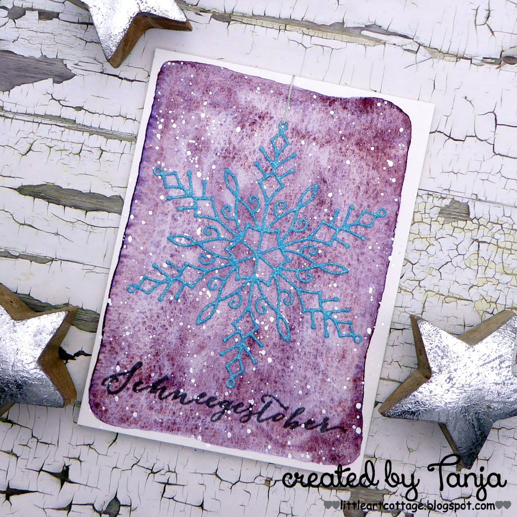 Karten-Kunst Stanzschablone Große Schneeflocke kk-D190 - Large Snowflake