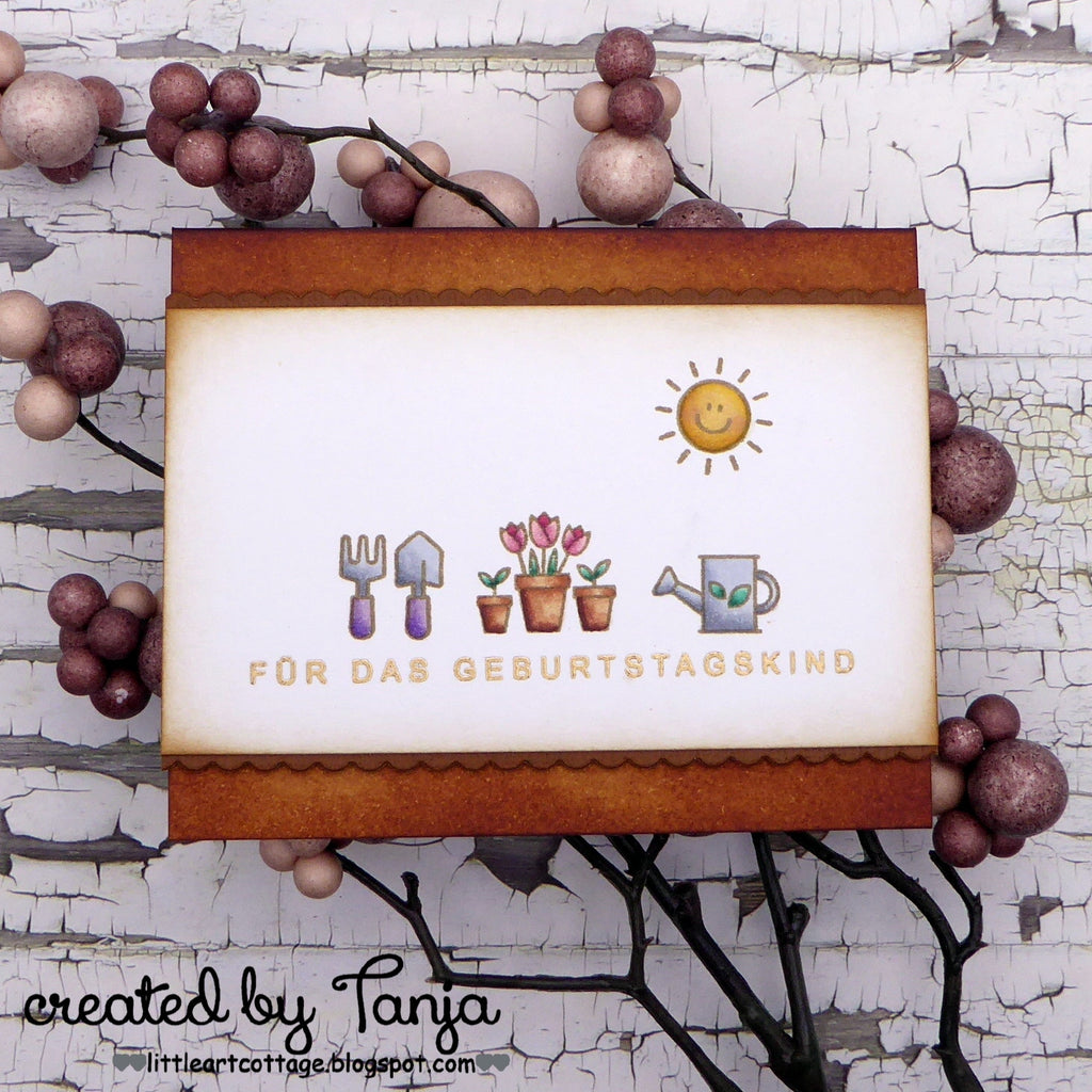 Karten-Kunst Clear Stamps KK-0231 - Geburtstag Modern