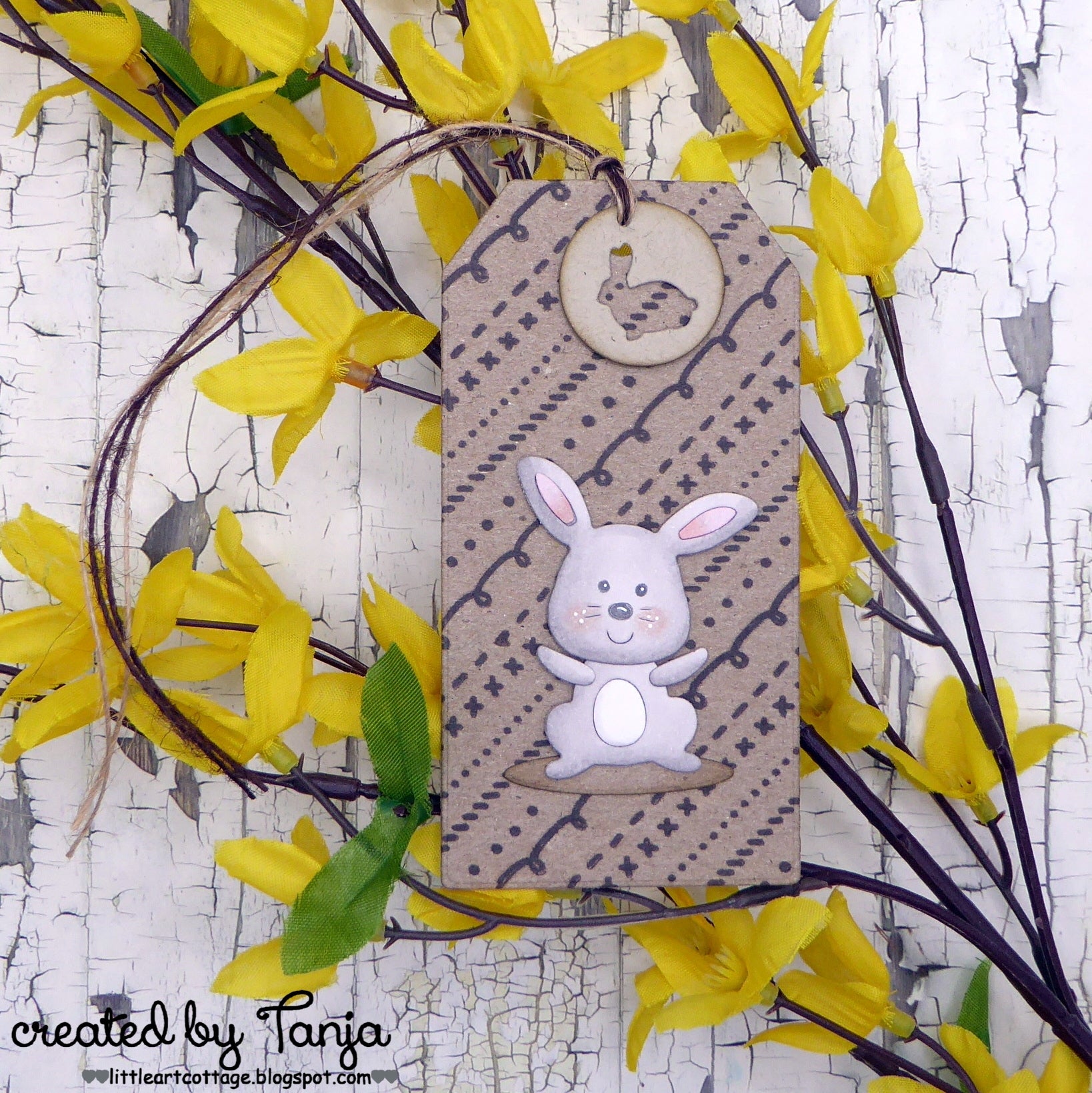 Karten-Kunst Stanzschablone kk-D113 - Mini Rabbit