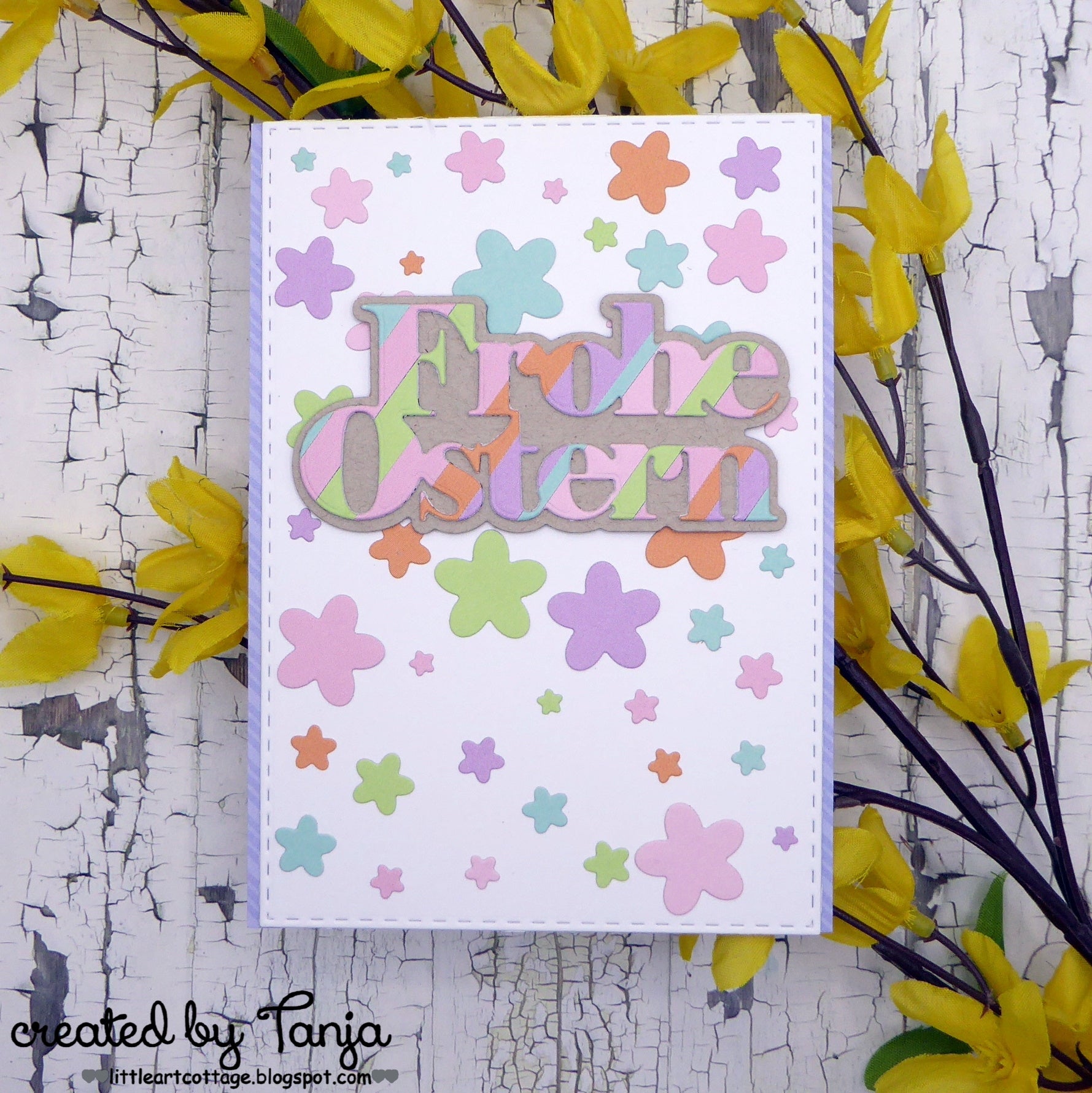 Karten-Kunst Stanzschablone kk-D068 - Confetti
