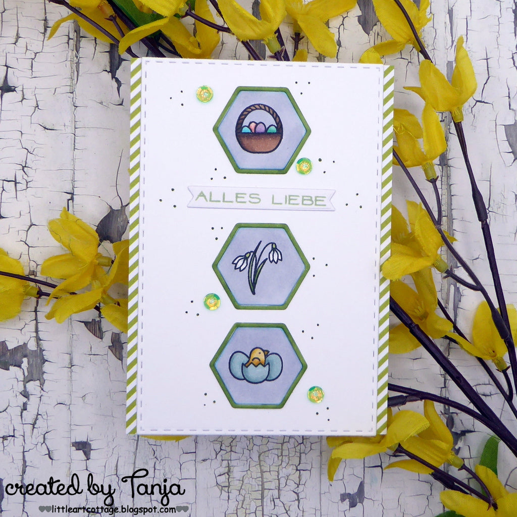 Karten-Kunst Clear Stamps KK-0187 - Mini Frames Spring