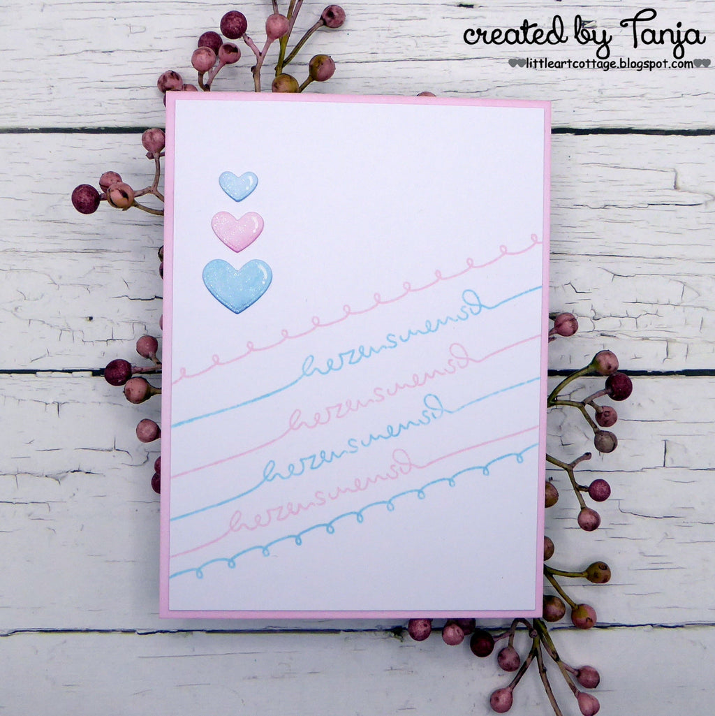 Karten-Kunst Clear Stamps KK-0233 - Borders / Bordüren