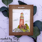 Karten-Kunst Clear Stamps KK-0244 - Leuchtturm Stempel maritim