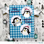 Karten-Kunst Clear Stamps KK-0248 - Penguins