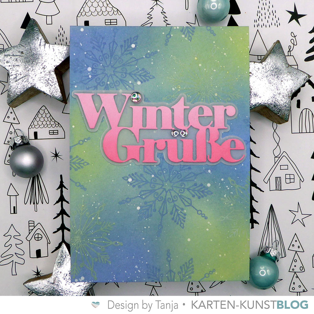 Karten-Kunst Clear Stamps KK-0207 - Zauberhafte Schneeflocken