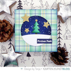 Karten-Kunst Clear Stamps KK-0222 - Abstrakte Tannen
