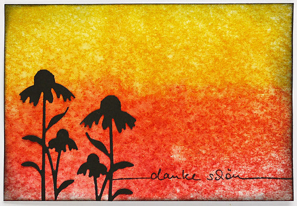 Karten-Kunst Clear Stamp KK-0075 - Schriftzug Danke schön