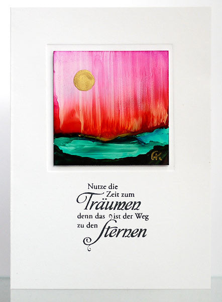 Karten-Kunst Clear Stamps KK-0096 - Weise Worte Zeit