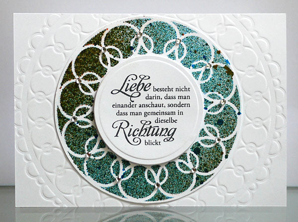 Karten-Kunst Clear Stamps KK-0112 - Weise Worte Liebe