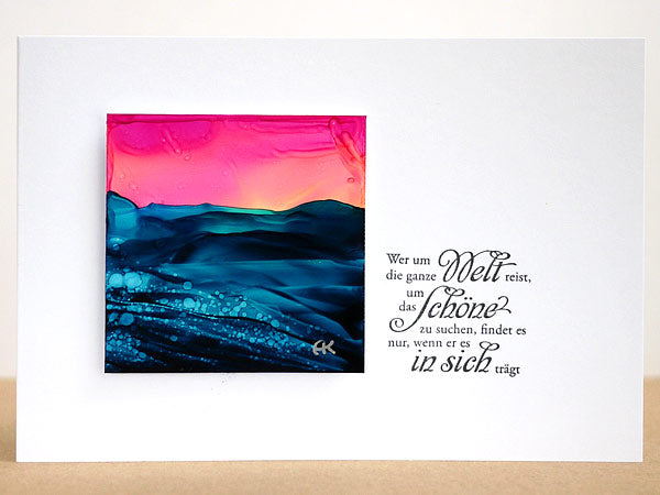 Karten-Kunst Clear Stamps KK-0154 - Weise Worte Leben