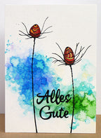 Karten-Kunst Stanzschablone kk-D004 - Große Texte Alles Gute
