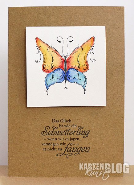 Karten-Kunst Clear Stamps KK-0082 - Weise Worte Glück