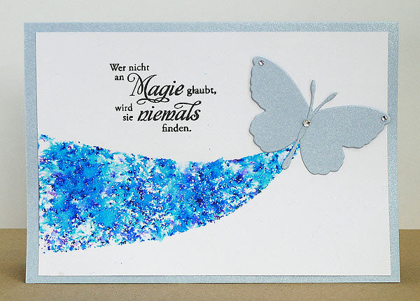 Karten-Kunst Clear Stamps KK-0025 - Weise Worte „Magie“ Sprüche-Stempel