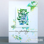 Karten-Kunst Clear Stamps KK-0013 - Buchstabenblöcke Glückwunsch / Weihnachten