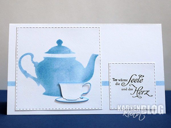 Karten-Kunst Clear Stamps KK-0038 - Weise Worte Kaffee und Tee