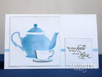 Karten-Kunst Clear Stamps KK-0038 - Weise Worte Kaffee und Tee