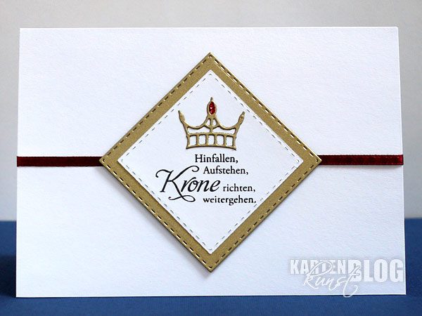 Karten-Kunst Clear Stamps KK-0107 - Weise Worte Mut