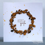 Karten-Kunst Stanzschablone kk-D049 - Fall Wreath