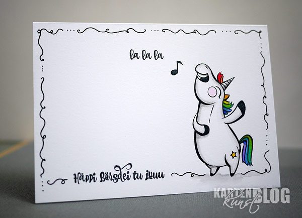 Karten-Kunst Clear Stamps KK-0050 - Barney der Barde