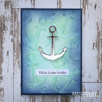 Karten-Kunst Stanzschablone kk-D087 - Anchors / Anker