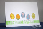 Karten-Kunst Stanzschablone kk-D051 - Brückentext Frohe Ostern