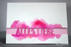 Karten-Kunst Stanzschablone kk-D050 - Brückentext Alles Liebe