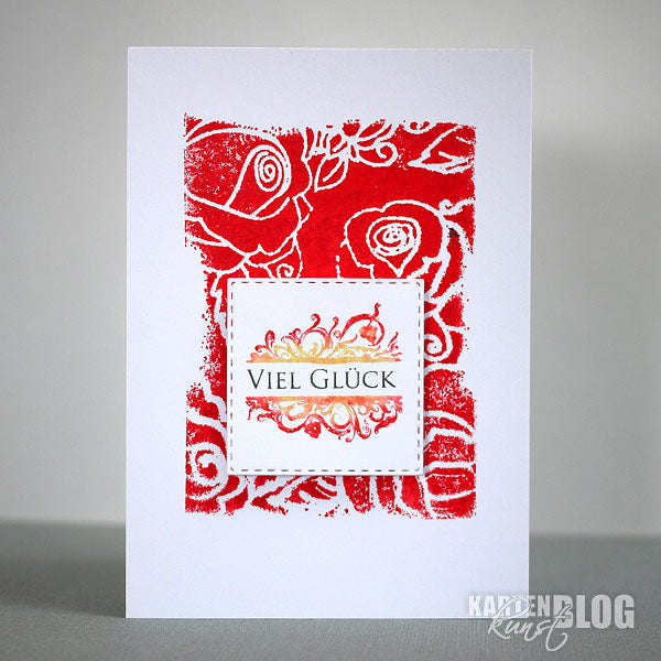 Karten-Kunst Clear Stamps KK-0067 - Eingerahmte Worte