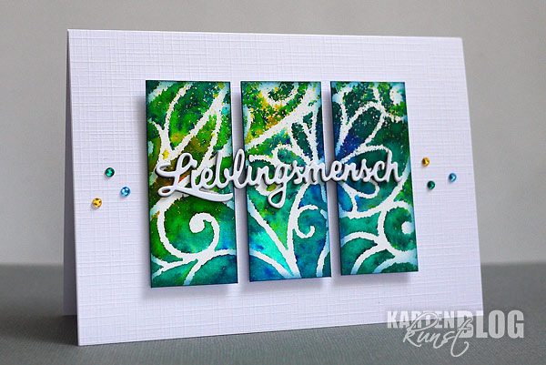 Karten-Kunst Stanzschablone kk-D038 - Kleine Texte Lieblingsmensch
