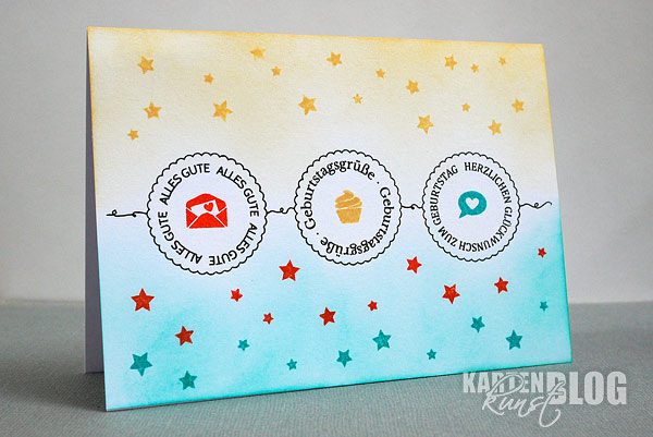 Karten-Kunst Clear Stamps KK-0053 - Große Siegel Geburtstag