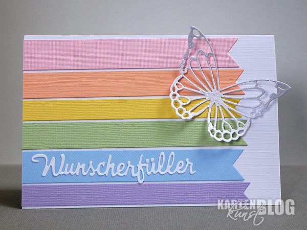 Karten-Kunst Stanzschablone kk-D055 - Kleine Texte Wunscherfüller