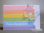 Karten-Kunst Stanzschablone kk-D055 - Kleine Texte Wunscherfüller