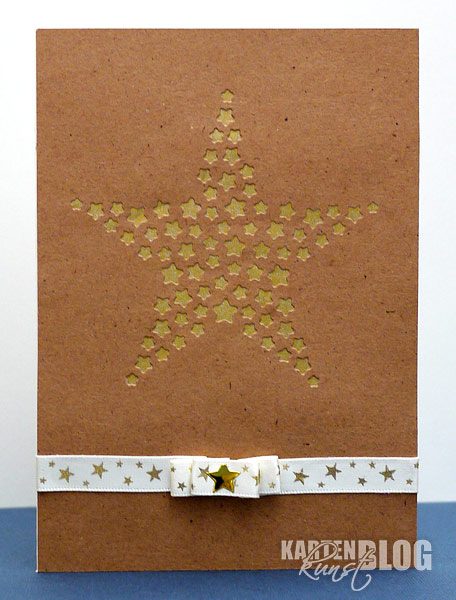 Karten-Kunst Stanzschablone kk-D048 - Star of Stars