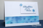 Karten-Kunst Clear Stamps zum Winter KK-0083 - Weise Worte Schneeflocken