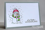 Karten-Kunst Clear Stamp Set - Viecher im Schnee