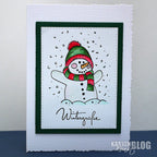 Karten-Kunst Clear Stamp Set - Viecher im Schnee