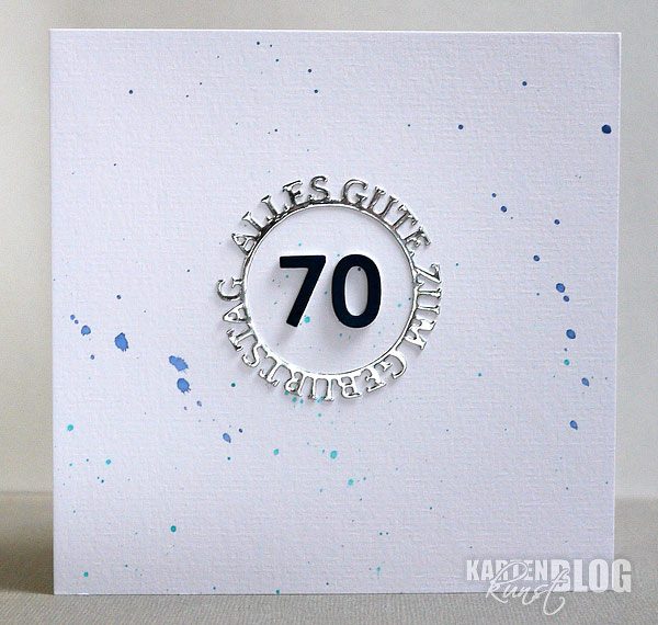 Karten-Kunst Stanzschablone kk-D042 - Kreistexte Herzlichen Glückwunsch