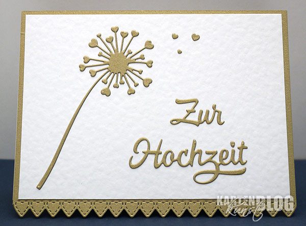 Karten-Kunst Stanzschablone kk-D009 - Große Texte Hochzeit
