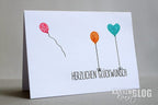 Karten-Kunst Clear Stamps KK-0099 - Luftballon-Grüße