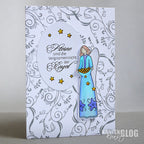 Karten-Kunst Clear Stamps KK-0104 - Sternen-Engel