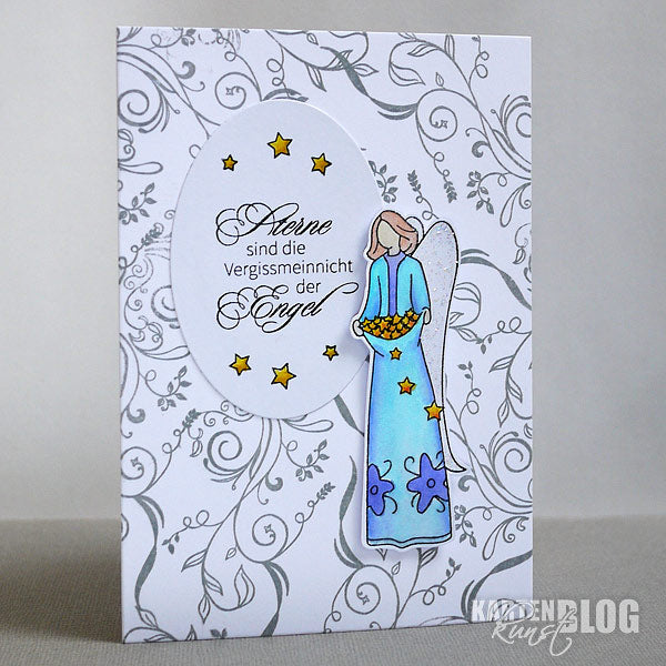 Karten-Kunst Clear Stamps KK-0104 - Sternen-Engel