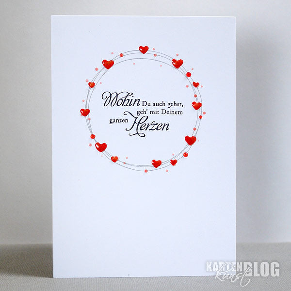 Karten-Kunst Clear Stamps KK-0100 - Kränze & Kreise