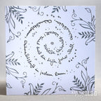 Karten-Kunst Clear Stamps KK-0113 - Spiral-Text Weihnachten
