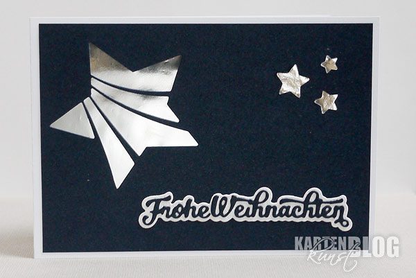Karten-Kunst Stanzschablone kk-D070 - Wavy Star