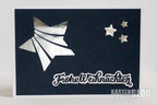 Karten-Kunst Stanzschablone kk-D072 - Nyala Script Frohe Weihnachten