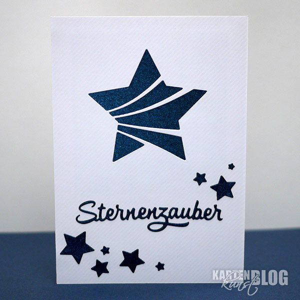 Karten-Kunst Stanzschablone kk-D070 - Wavy Star