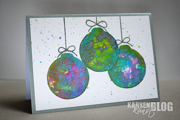 Karten-Kunst Clear Stamps KK-0120 - Christbaum-Ornamente
