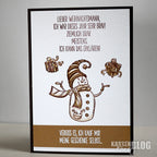 Karten-Kunst Clear Stamps KK-0121 - Braver Schneemann