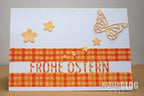Karten-Kunst Stanzschablone kk-D051 - Brückentext Frohe Ostern