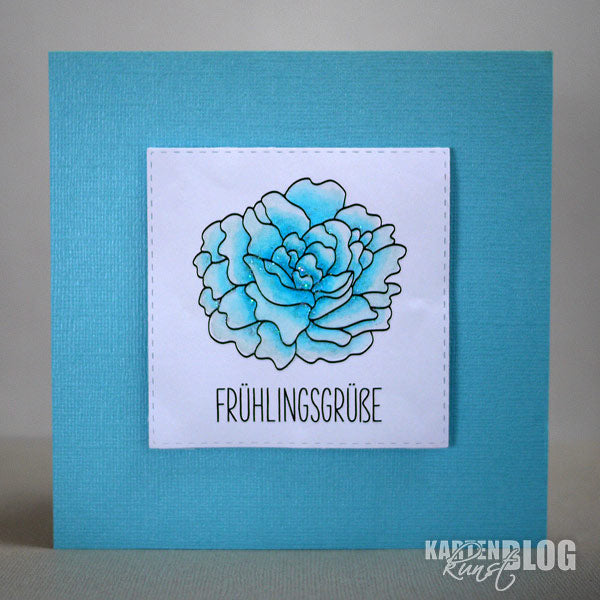 Karten-Kunst Clear Stamps KK-0123 - Pfingstrose