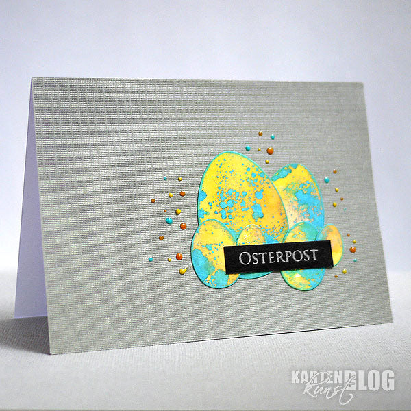 Karten-Kunst Stanzschablone kk-D085 - Easter Eggs Ostereier
